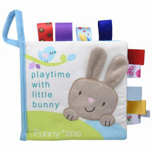 将图片加载到图库查看器，Baby Cloth Book Infant Animal Pattern Cloth Books Baby Goodnight Educational Cloth Book Cognition Toys
