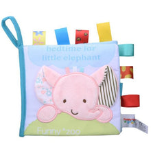 将图片加载到图库查看器，Baby Cloth Book Infant Animal Pattern Cloth Books Baby Goodnight Educational Cloth Book Cognition Toys
