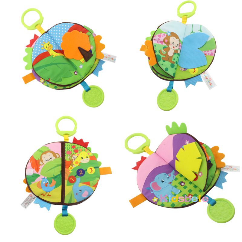 Baby Educational Toys Cloth Book Rustling Coloring Early Learning Toys For Children Toddler Toys 0 12 24 Months Hanging Baby Toy