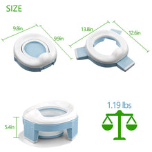 Load image into Gallery viewer, Baby Portable Toilet Potty Training Seat Multifunctional Kids Potty Chair 3 in 1 Toddler Toilet Training Seats Toilet Potty
