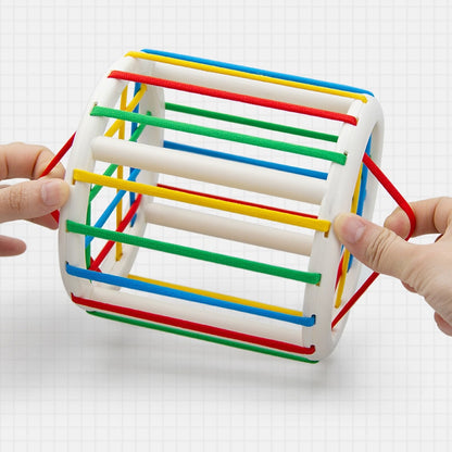 Baby Shapes Sorting Toy  Motor Skill Tactile Touch Toy 10 months to 3 years  InnyBin Soft Cube montessori educational toys