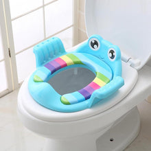 Load image into Gallery viewer, Baby Toilet Potty Seat Children Potty Safe Seat With Armrest for Girls Boy Toilet Training Outdoor Travel Infant Potty Cushion
