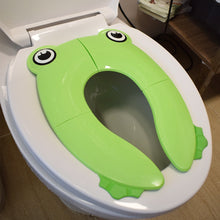 Load image into Gallery viewer, Baby Travel Folding Potty Seat toddler portable Toilet Training seat children urinal cushion children pot chair pad /mat
