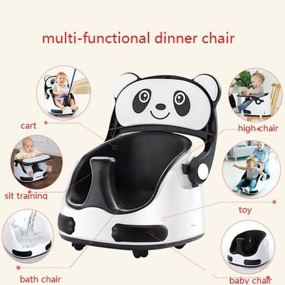 Baby Dining Chair Children Eating Seat Home p
Portable Chair Multi-functional Learning Baby Development Panda. Colours: Black and White or Pink and White