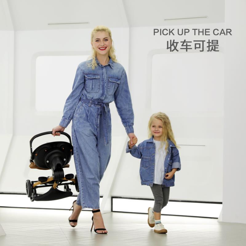 Baby Stroller Foldable Lightweight Stroller Two-way Baby Stroller a
Artifact BB Car Folding Stroller