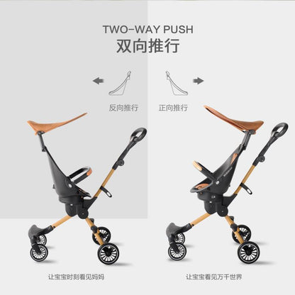 Baby Stroller Foldable Lightweight Stroller Two-way Baby Stroller a
Artifact BB Car Folding Stroller