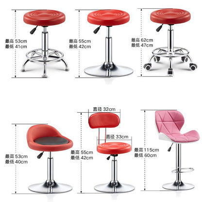 Bar Chair Lift Bar Chairs Fashion Creative Beauty Stool Rotating Household Modern Decor Backrest Adjustable High Bar Table Stool. Bar Stool