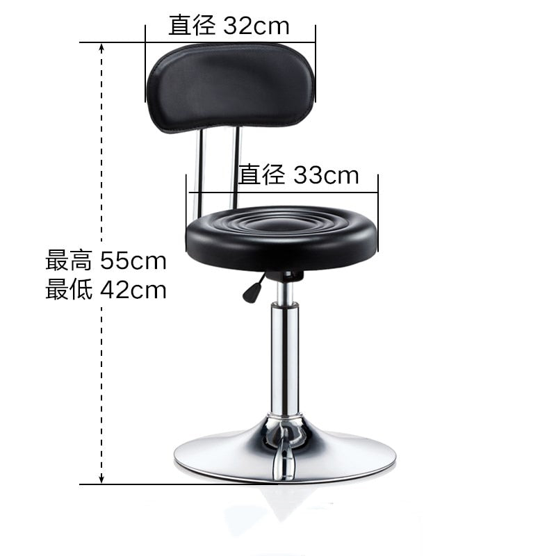 Bar Chair Lift Bar Chairs Fashion Creative Beauty Stool Rotating Household Modern Decor Backrest Adjustable High Bar Table Stool. Bar Stool
