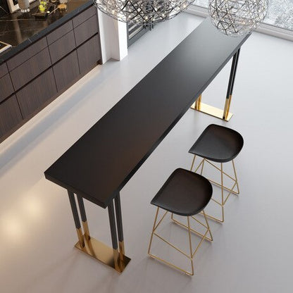 Bar Tables Bar Furniture home bar table solid wood +iron home high table dining table muebles mesa barra bar stools. 120/140/160*40*105 cm