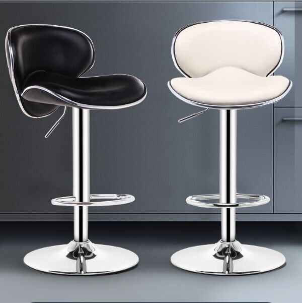 Bar stool simple high stools home lift stool backrest bar chair front desk creative bar tables and chairs