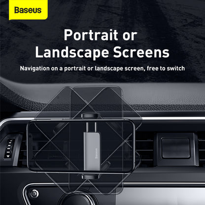 Baseus Car Phone Holder For iPhone 13 12 Pro Samsung S22 Xiaomi Huawei Auto Air Vent Mount Holder Smartphone GPS Support Stand