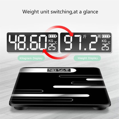 Bathroom Body Floor Scales Bath Scale Body Weighing Digital Body Weight Scale LCD Display Glass Smart Electronic Scales