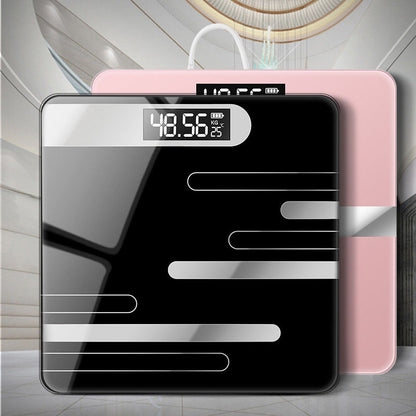 Bathroom Body Floor Scales Bath Scale Body Weighing Digital Body Weight Scale LCD Display Glass Smart Electronic Scales