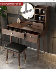 Load image into Gallery viewer, Bedroom small-sized dressing table dressing table storage cabinet integrated
