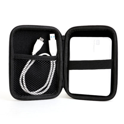 Best Price 2.5 inch External USB Hard Drive Disk Carry Mini USB Cable Case Cover Pouch Earphone Bag for PC Laptop