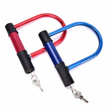 Charger l&#39;image dans la galerie, Bicycle Bike U Lock Motorcycle Cycling Scooter Security Steel Chain with 2 Keys
