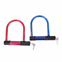 Charger l&#39;image dans la galerie, Bicycle Bike U Lock Motorcycle Cycling Scooter Security Steel Chain with 2 Keys
