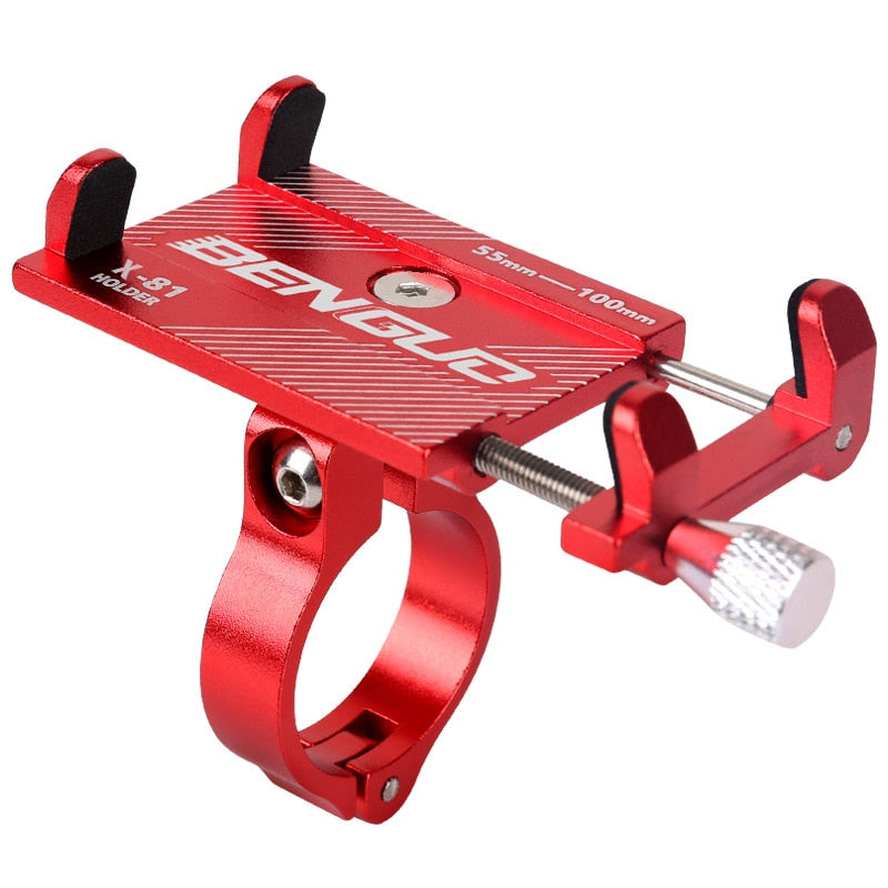 Bicycle Scooter Aluminum Alloy Mobile Phone Holder Mountain Bike Bracket Cell Phone Stand Cycling Accessories