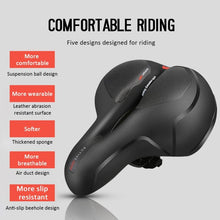 Load image into Gallery viewer, Bicycle Seat Big Butt Saddle Bicycle Saddle Mountain Bike Seat Bicycle Accessories Shock Absorber Wide Comfortable Accessories
