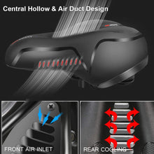Load image into Gallery viewer, Bicycle Seat Big Butt Saddle Bicycle Saddle Mountain Bike Seat Bicycle Accessories Shock Absorber Wide Comfortable Accessories
