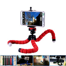 將圖片載入圖庫檢視器 Bicycle car style mobile phone holder flexible octopus tripod bracket selfie stand mount monopod support For Apple iphone camera
