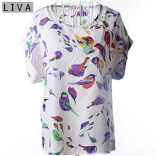 Charger l&#39;image dans la galerie, Big Dot Blouse Summer Short Sleeve Women Chiffon Blouse Casual Shirts Thin Women Tops Blusas Solid Ladies Cheap Clothes China
