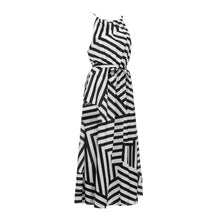 Charger l&#39;image dans la galerie, Bigsweety New Fashion Women Sexy Boho Striped Dress Summer Maxi Long Dress Sleeveless Beach Strap Sundress Vestidos For Female
