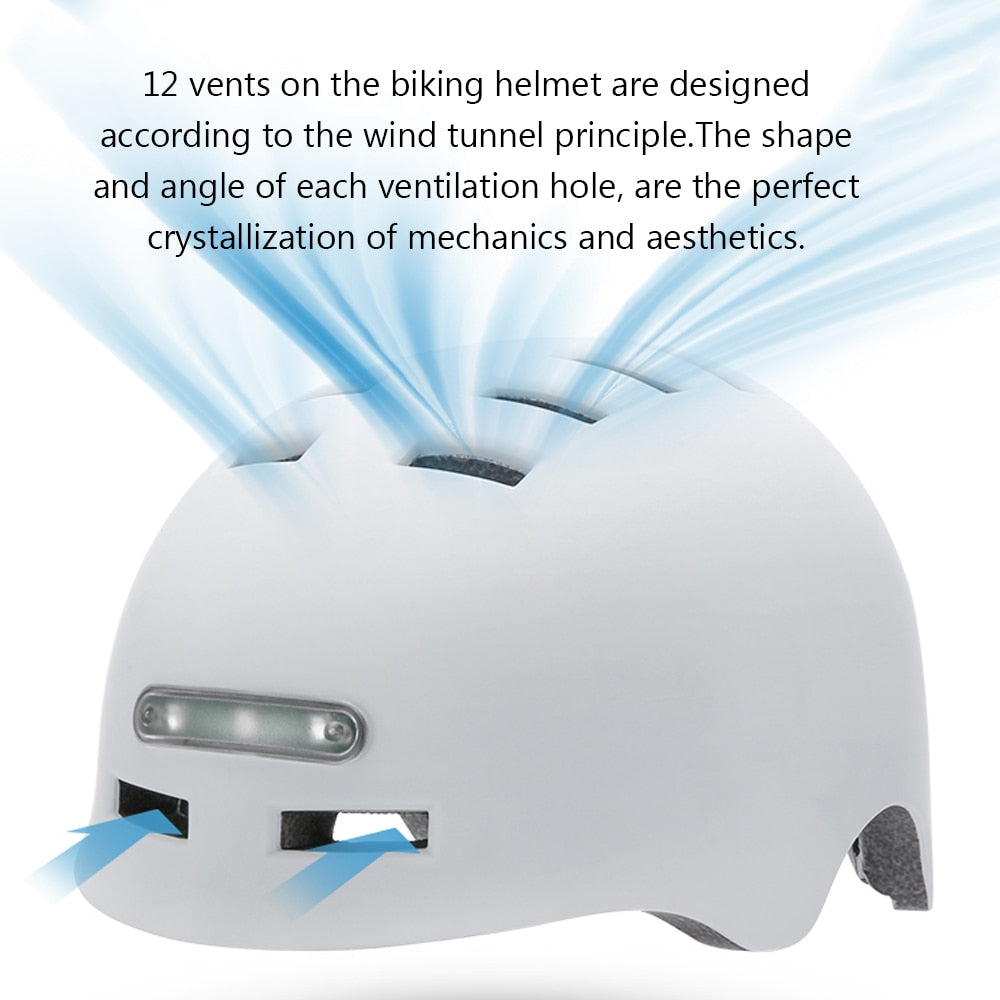 Bike Helmet for Adults Men Women Rechargeable USB Light  Bicycle Helmet w/Thick EPS Foam Cycling Accessories Casco Ciclismo Cap