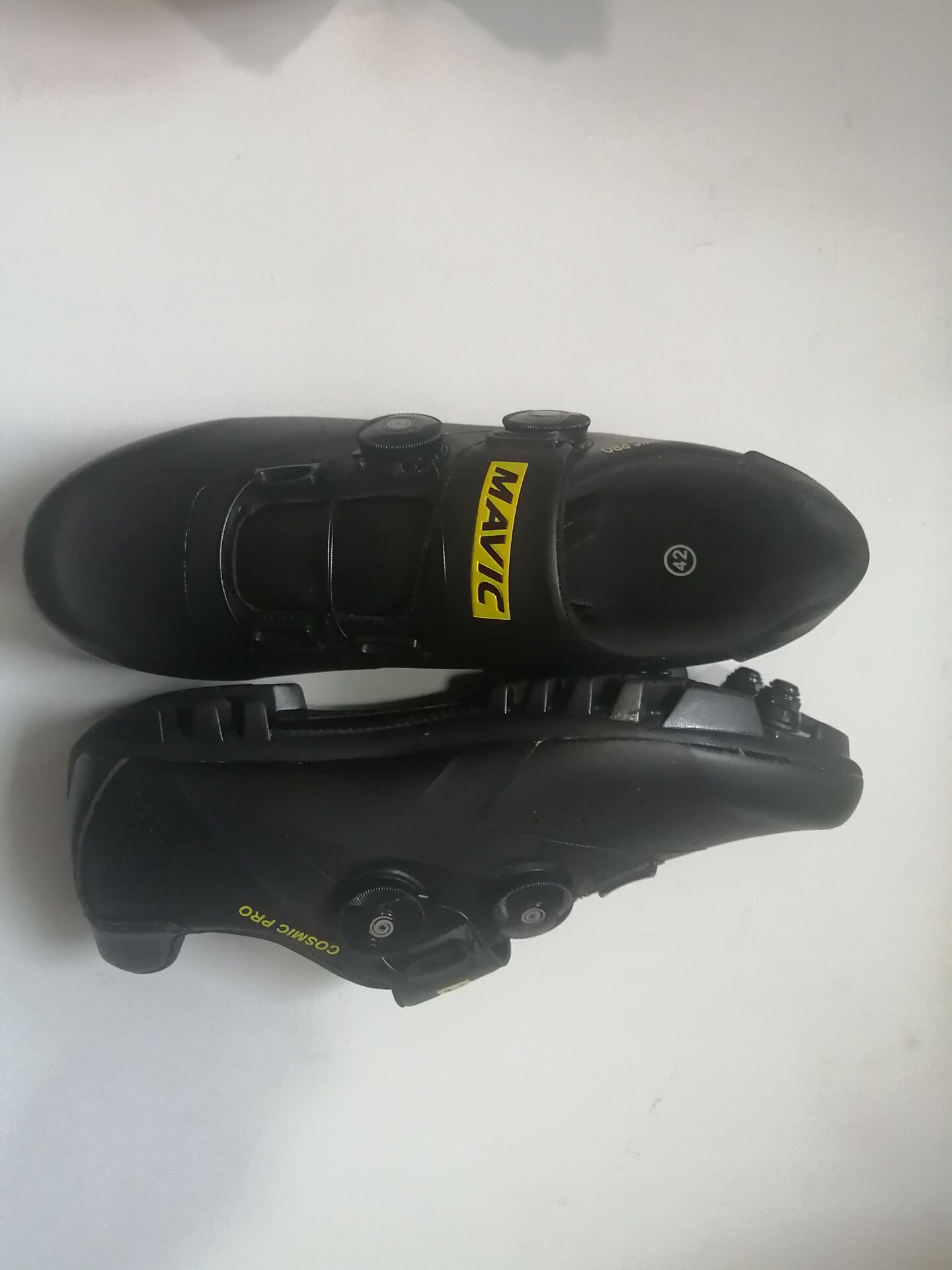 Black MAVIC MTB cycling shoes Road cycling shoes Professional Mountain Bike Breathable Bicycle Racing Self-Locking Shoes