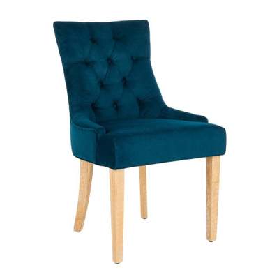 Blue Stainless steel post XINHE modern metal light luxury banquet hall high back dining chair creative china style hotel