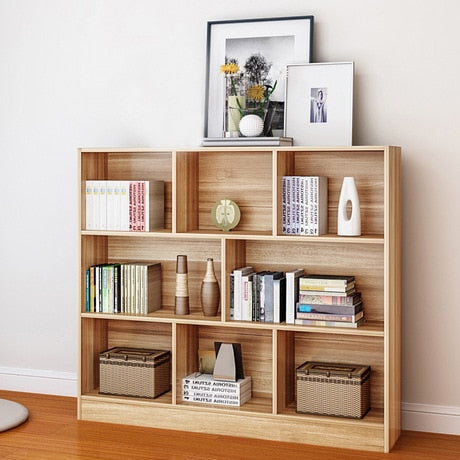 Bookcase Living Room Furniture book shelf minimalist modern bookshelf wooden display cabinet estanteria shelves 120*24*105 cm