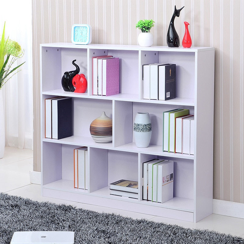 Bookcase Living Room Furniture book shelf minimalist modern bookshelf wooden display cabinet estanteria shelves 120*24*105 cm