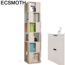 Load image into Gallery viewer, Bookshelf Meuble Industriel Mueble De Madera Rotatable Rotate Modern Bookcase Home Furniture Libreria Scaffale Book Shelf Case

