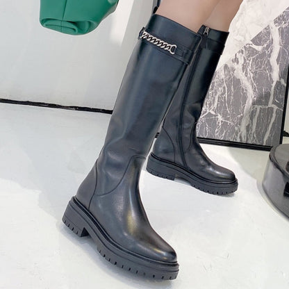 Boots girl 2020 autumn winter web celebrity boots ultra hot knee high boots small fragrance wind tall boots rider boots riding b