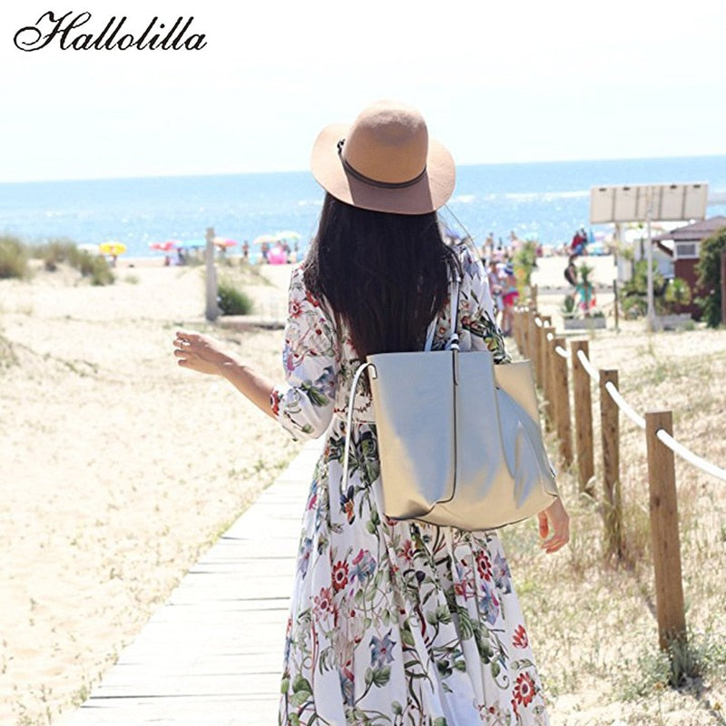 Brand Long Maxi Dress Print Plus Size Sexy Casual Summer Beach Clothes Women Vestidos Render Elegant Robe Boho Party Club Dress