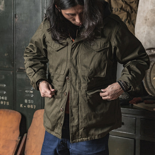 Bronson WWII US Army M-43 OD-7 Field Jacket Men's M-1943 Coat