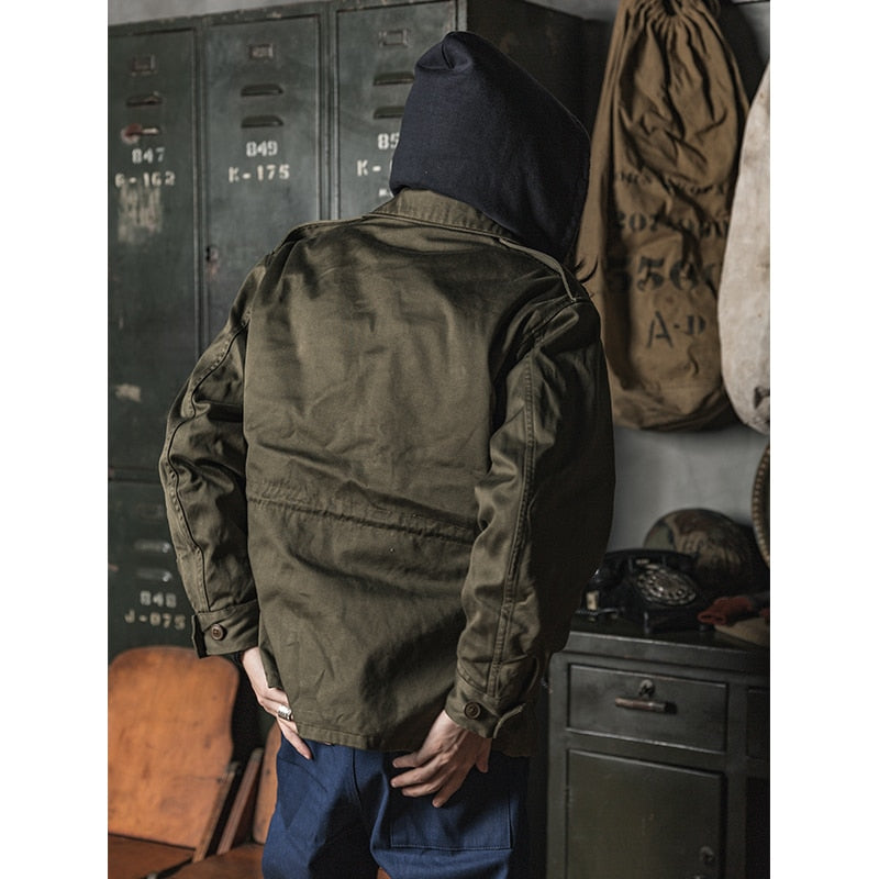 Bronson WWII US Army M-43 OD-7 Field Jacket Men's M-1943 Coat