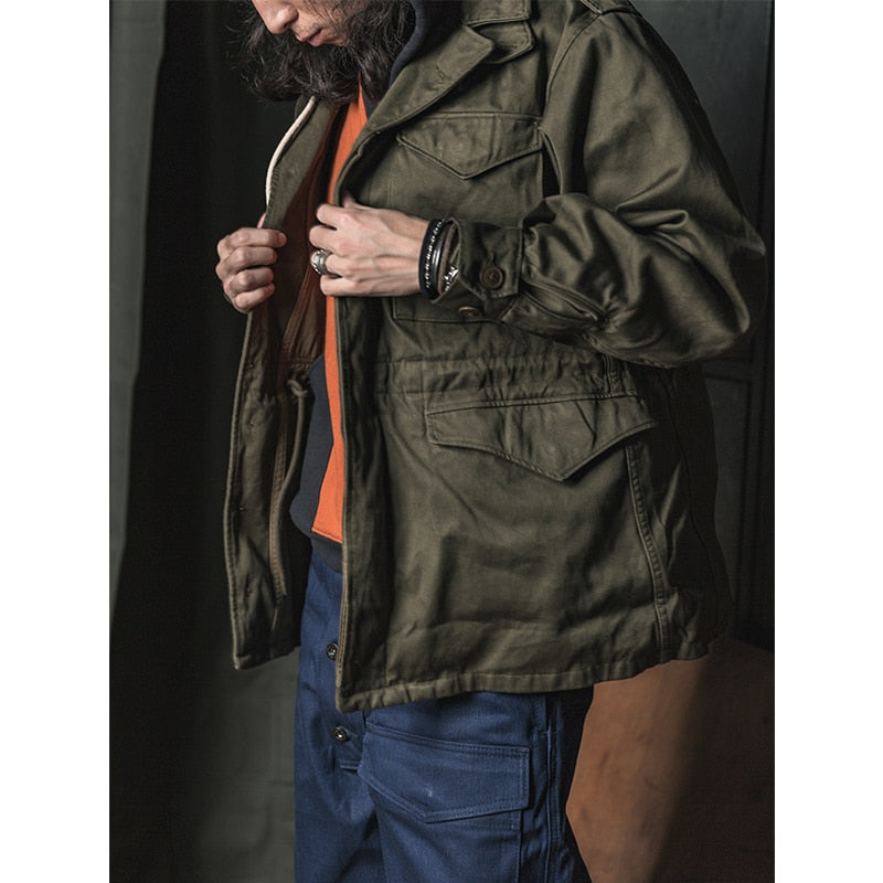 Bronson WWII US Army M-43 OD-7 Field Jacket Men's M-1943 Coat