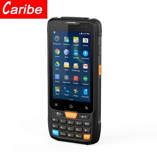 CARIBE Industrial Android PDA QR Code Scanner Handheld Tablet with Bluetooth NFC WIFI 4G