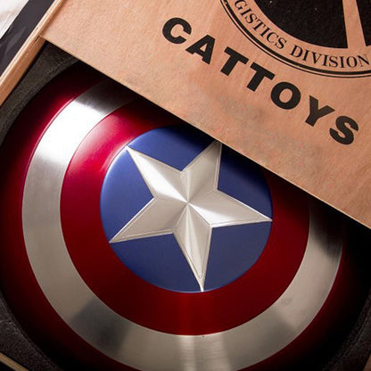 CATTOYS 1:1  Captain US Shield Replica&Prop Perfect Version COLLECTION GIFT aluminum alloy 57CM  Shield Cosplay