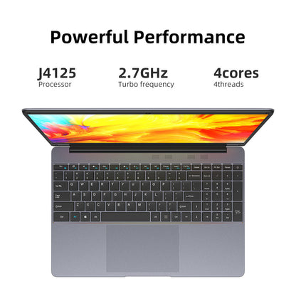 CHUWI HeroBook Plus 15.6 Inch 1920*1080 Display Intel Celeron J4125 Quad Core Processor LPDDR4X 12GB 256GB SSD Windows 10 Laptop
