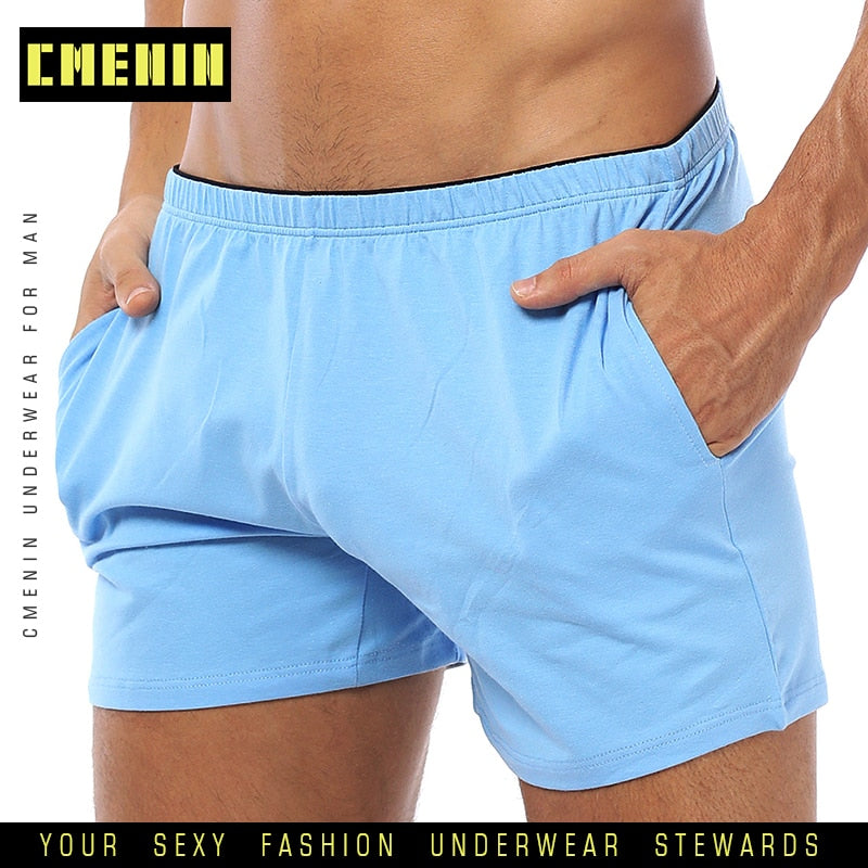 CMENIN Men's Elastic Waist Pockets Shorts 5 Colors Homme Men's Shorts Clothes 2018 Solid Streetwear bermuda Fashion OR130