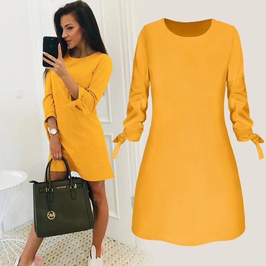 COCOEPPS Summer Women Dress 6XL Large Size Dress Office Lady Elegant Plus Big Size Female Clothes Bodycon Casual Dress Long Sleeve