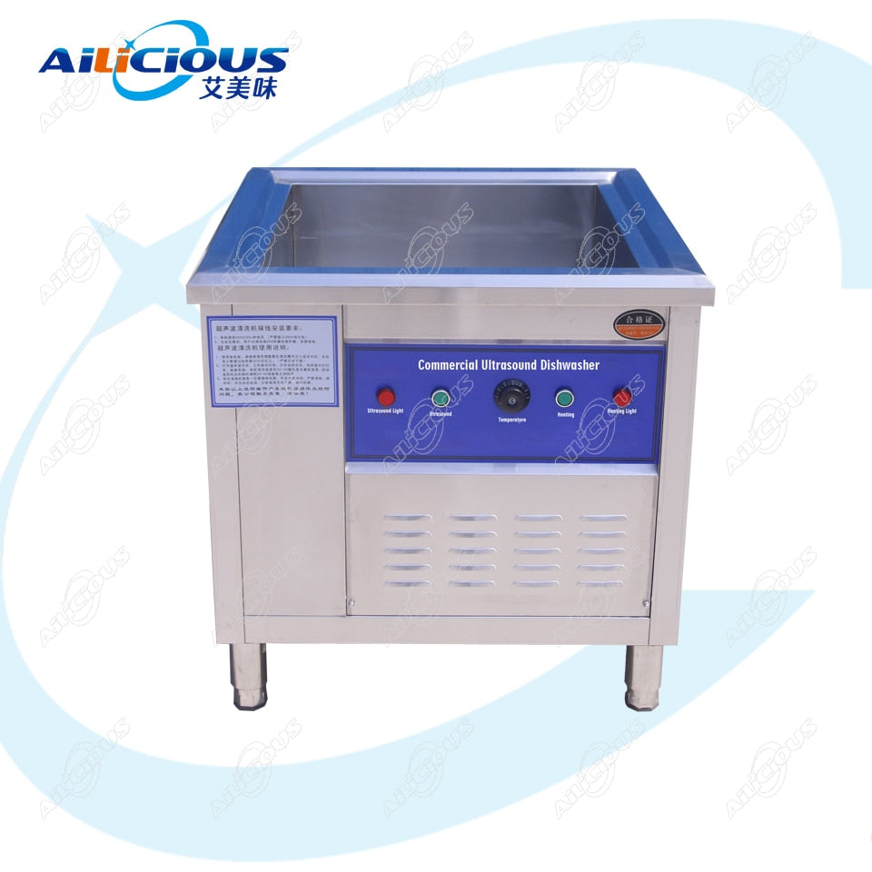 CSB60 Kitchen ultrasonic dish plate cleaner washing machine/ultrasound kitchen dishwasher cleaning Freestanding Stainless steel