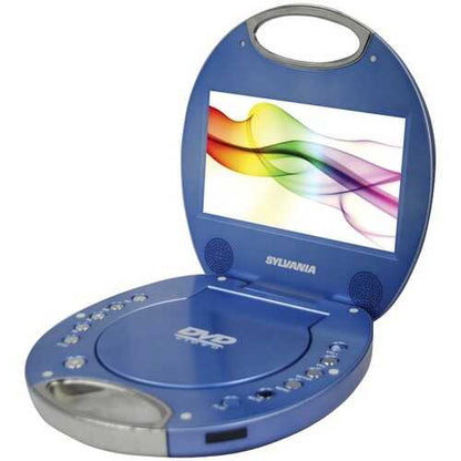 Sylvania SDVD7046-BLUE 7" Portable DVD Player with Integrated Handle (Blue)