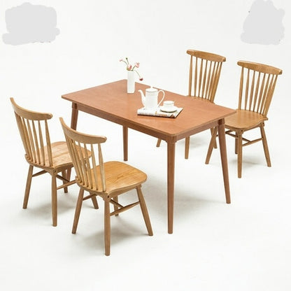 Cafe Furniture Sets Cafe Furniture solid wood 4 pieces of chairs+one table cafe sets minimalist modern 2017 good price high end