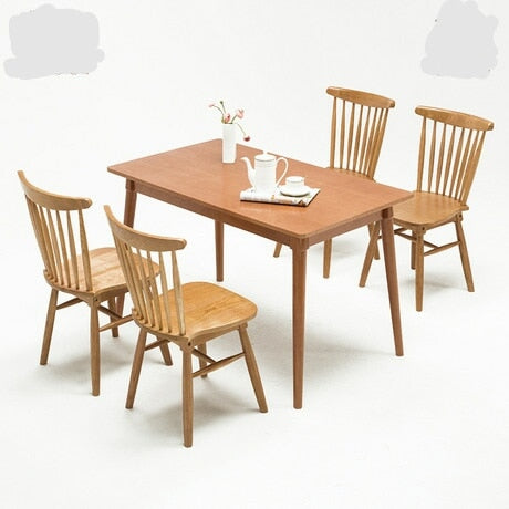 Cafe Furniture Sets Cafe Furniture solid wood 4 pieces of chairs+one table cafe sets minimalist modern 2017 good price high end