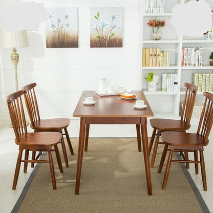 Cafe Furniture Sets Cafe Furniture solid wood 4 pieces of chairs+one table cafe sets minimalist modern 2017 good price high end