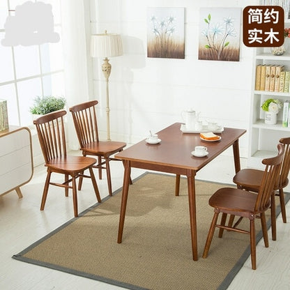 Cafe Furniture Sets Cafe Furniture solid wood 4 pieces of chairs+one table cafe sets minimalist modern 2017 good price high end