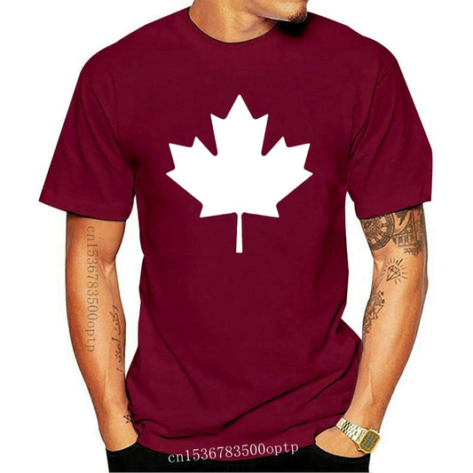 Canada Or Toronto Maple Leaf Novelty Men T Shirt Summer Clothes T Shirts Men Lovely Round Neck Tshirt Printed Short-Sleeve Shirt
